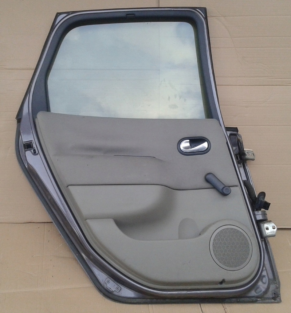 фото №8, Дверь левый задняя левая задние renault scenic 2 ii 03-09 графитовый tec68