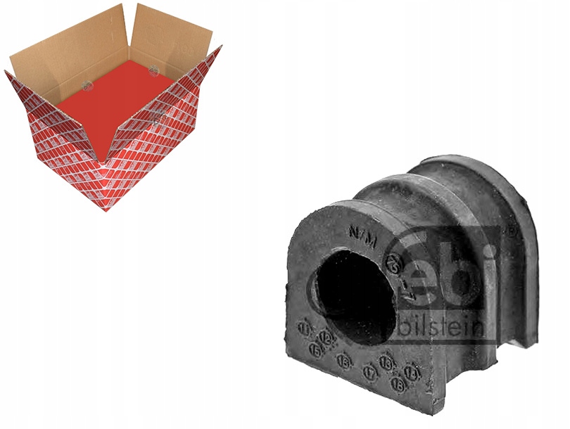 фото №1, Резиновый элемент стабилизатора nissan перед note 06- 21mm febi