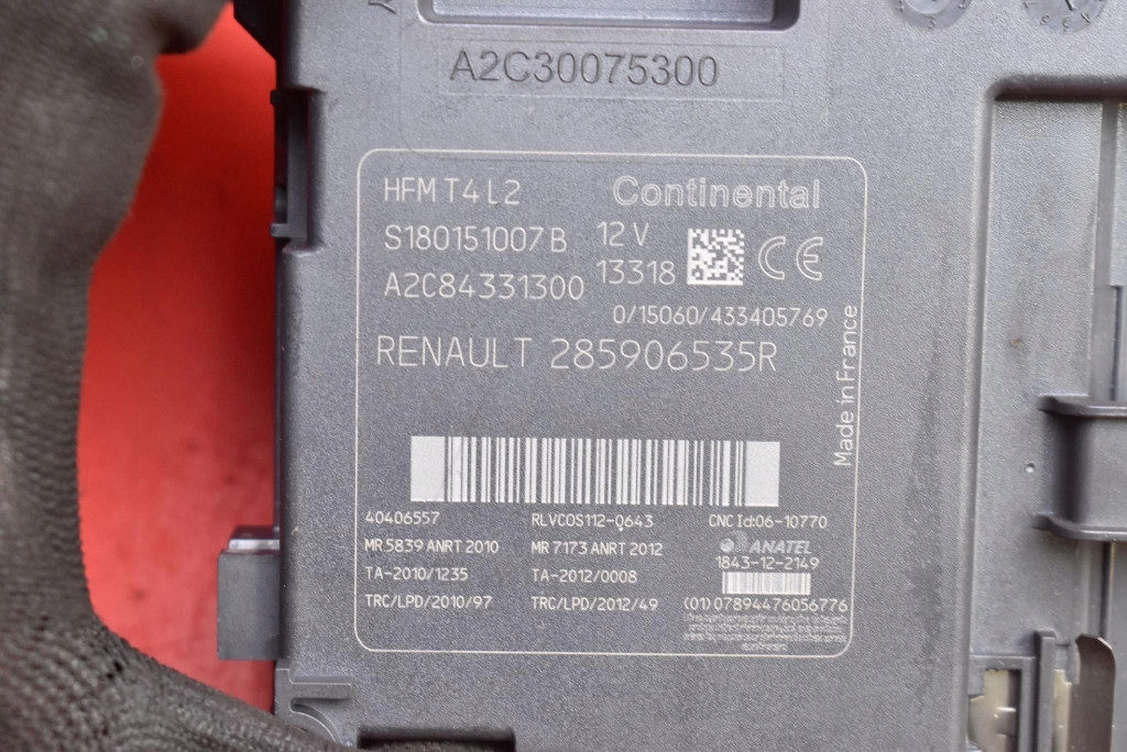 Замок запалювання зчитувач карти кнопка 285906535r renault captur 1 1 0.9 tce 90 km Недорого