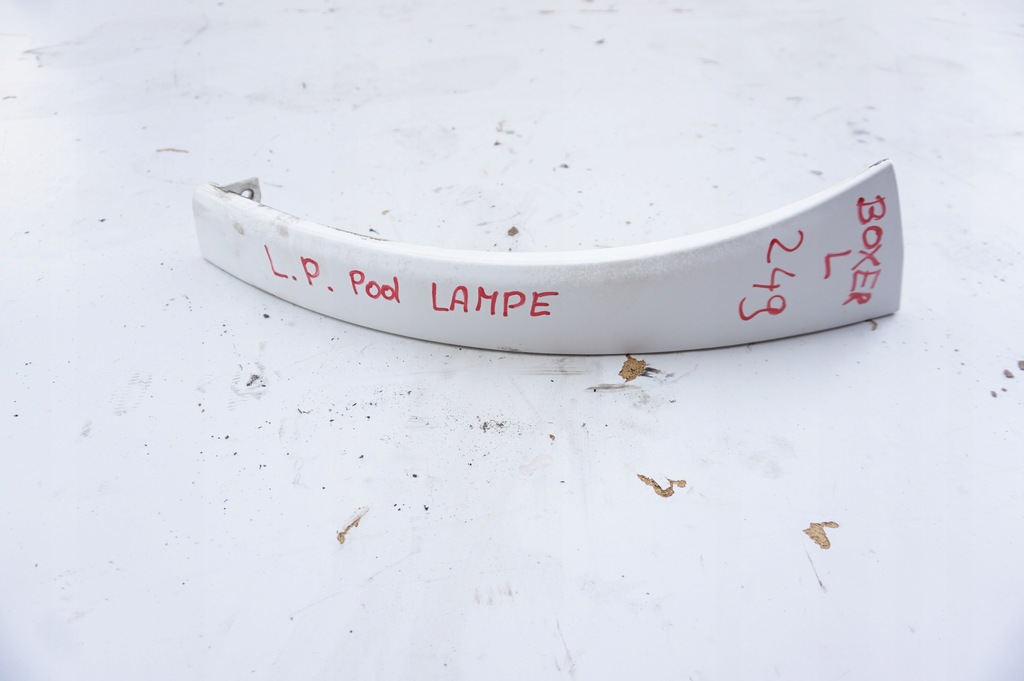 фото №1, Заглушка молдинг лампы левый перед peugeot boxer ii