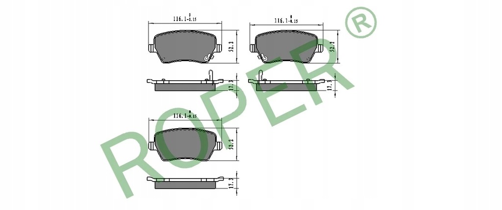 фото №1, Гальмівні колодки перед nissan micra iv note