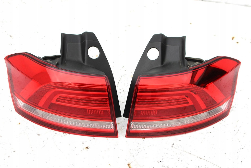 фото №11, Vw passat b8 kombi lc9a задняя бампер задний + крышка багажника багажника + лампы led kol