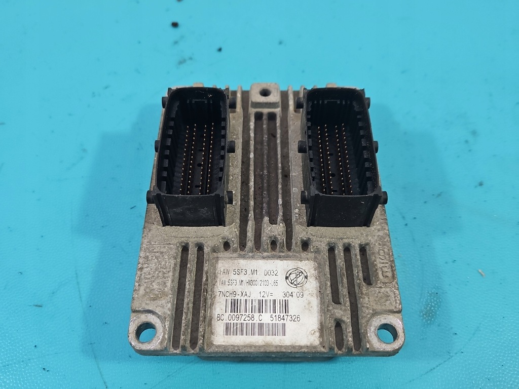 фото №10, Бортовой компьютер блок управления двигателя 51847326 fiat grande punto 1.2