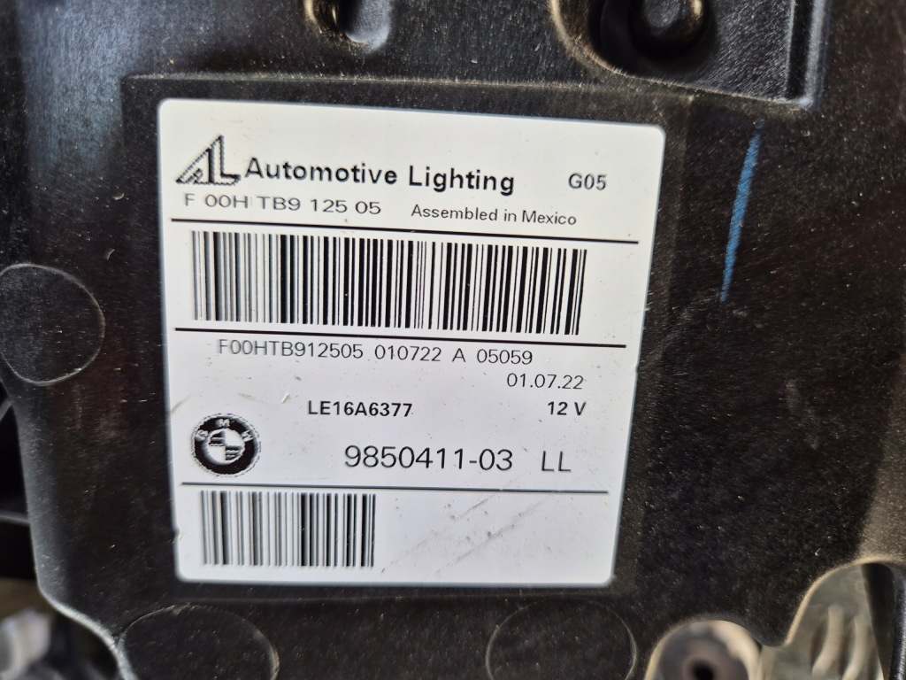 фото №11, Лампа перед ліва led 9850411 bmw x5 g05 x6 g06