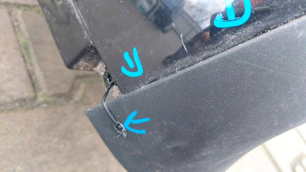 фото №11, Tesla model y бампер перед передний bez отверстий na pdc 1904