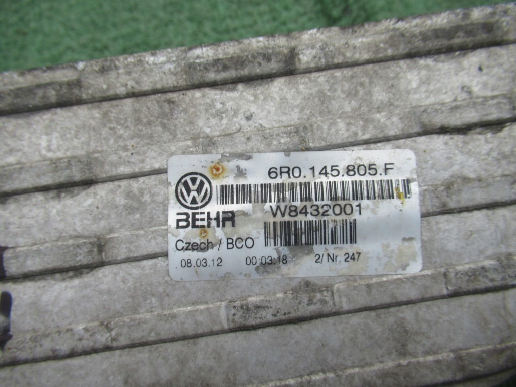 Купить Vw polo 6r seat ibiza skoda интеркулер 6r0145805f
