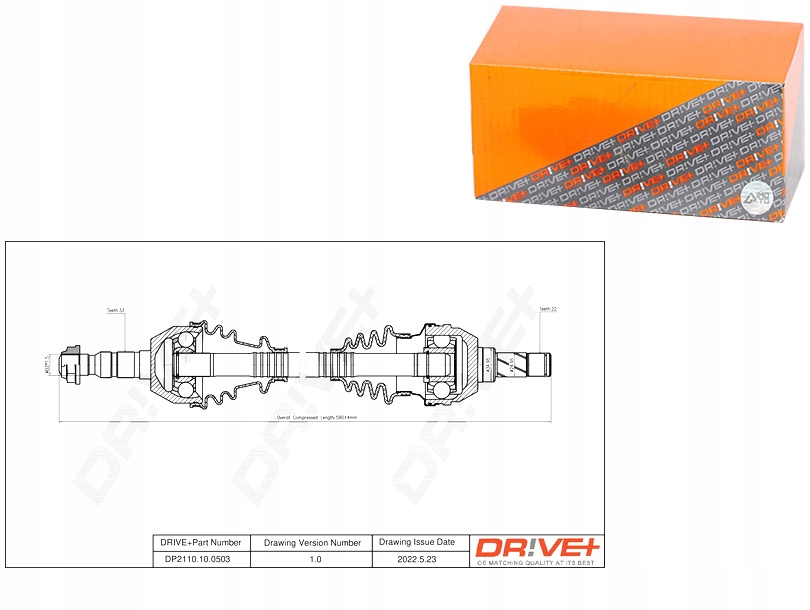 фото №1, Привідний вал привідна opel astra 04-10 l drive+