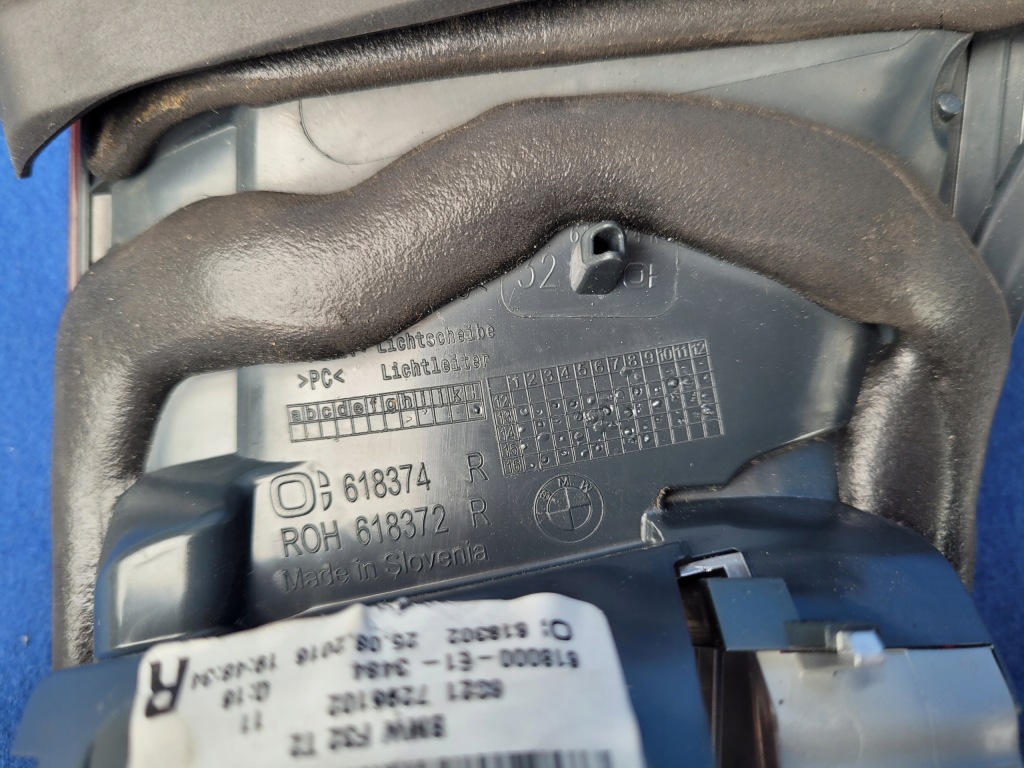 Bmw 4 f32 2013-2016 13-16 лампа правая задняя внутренняя 7296102 Цена