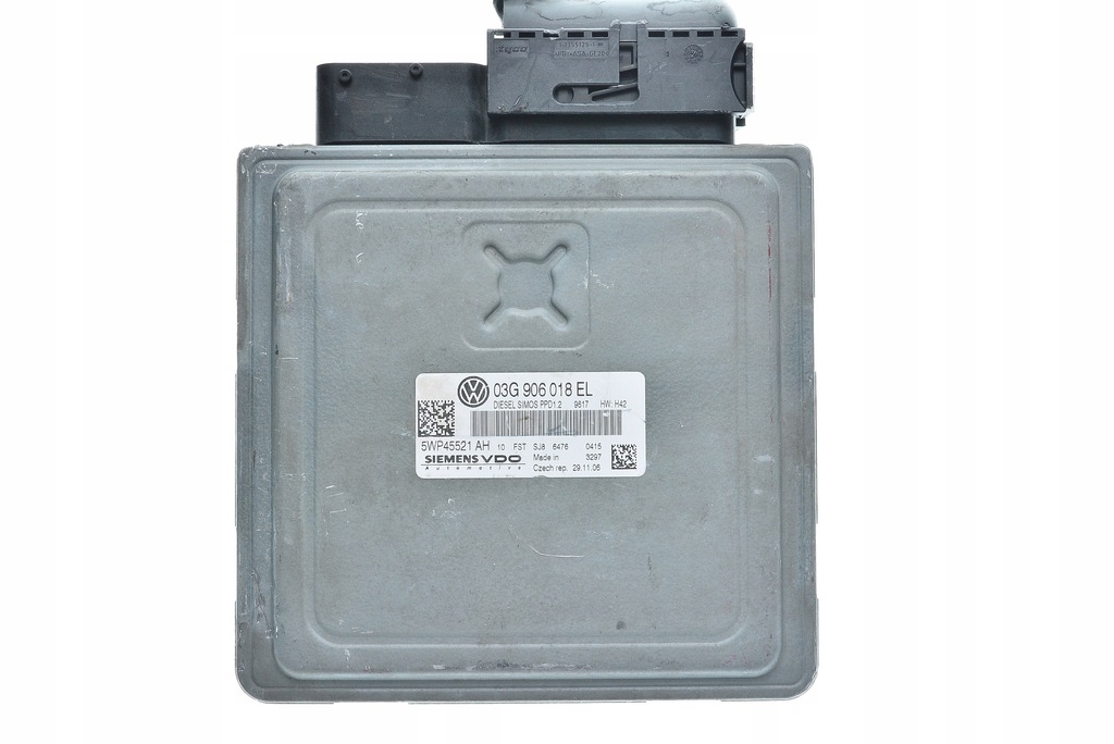 фото №1, Бортовой компьютер octavia ii 2.0 tdi 03g906018el 5wp45521ah