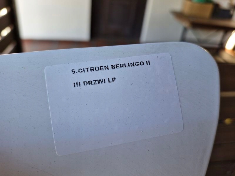 фото №11, Citroen berlingo partner ii 2 iii 3 дверь левый перед левая передние