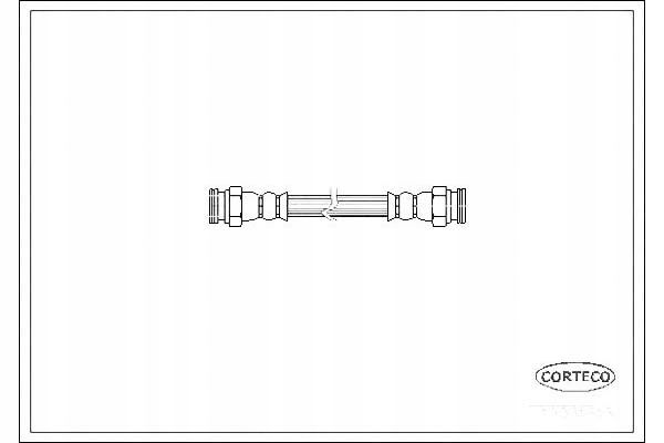 Купити Шланг гальмівний corteco 46803893 sl5649 24522801