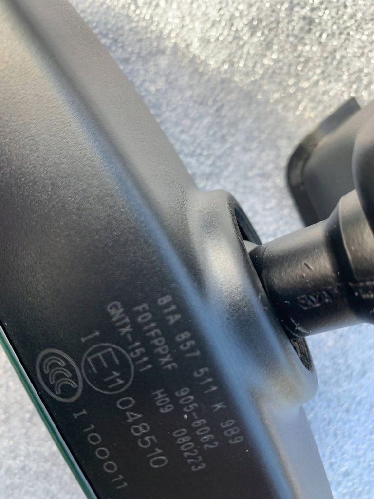 81a857511k зеркало заднего вида чёрные audi a3 rs3 8y 2021- оригинал в хорошем состоянии с Разборки