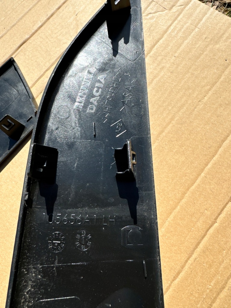 Dacia duster накладка на рейлінги заглушка накладка комплект 4 szt Недорого