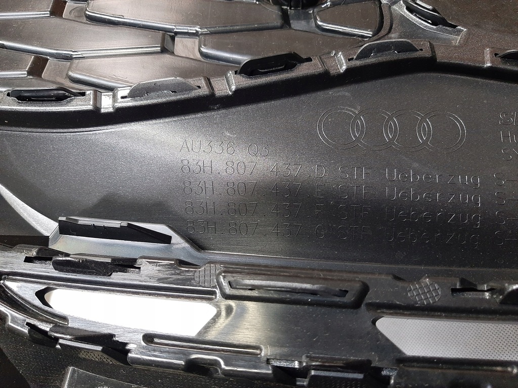 фото №13, Audi q3 83h s-line бампер передний kompletny lz7s 83h807437d