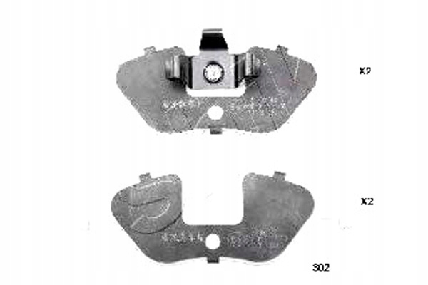 фото №1, Ashika гальмівні колодки гальмівні mazda 2 1.4 dy