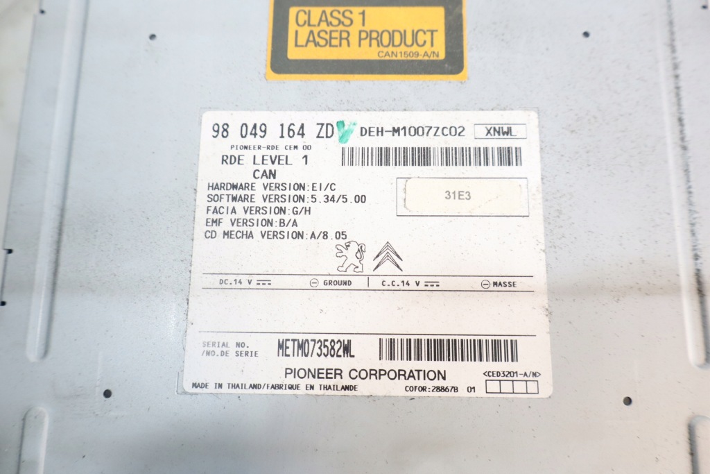 фото №4, Радіо peugeot 208 i