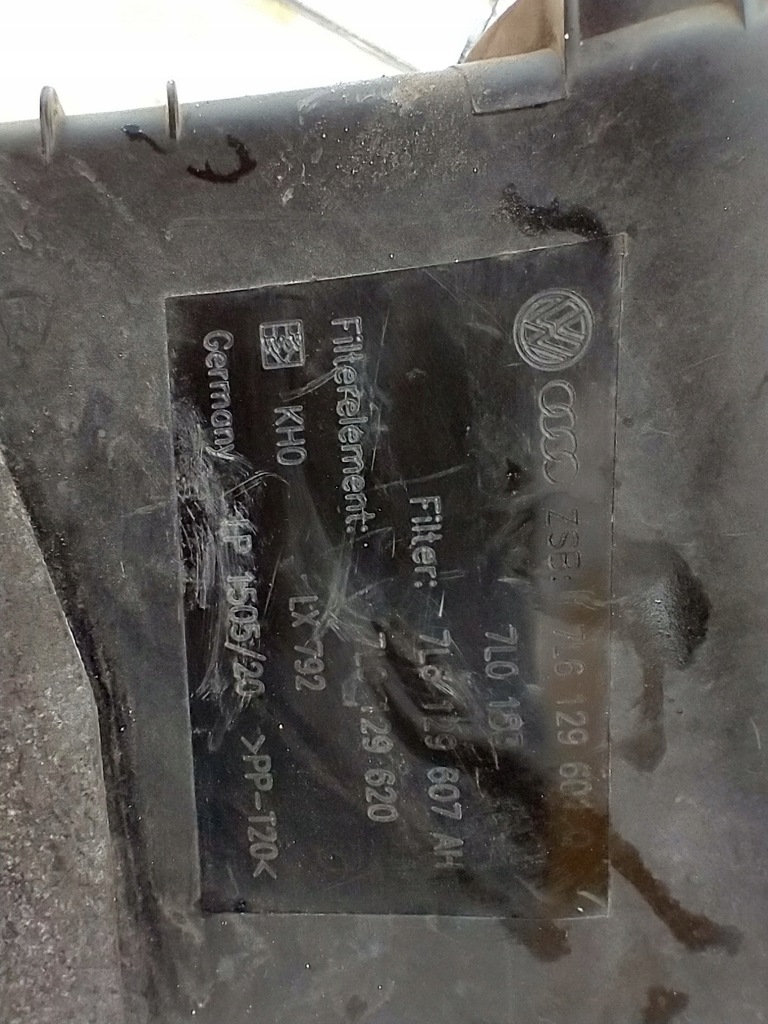 фото №12, Vw touareg audi q7 4l 3.0 tdi корпус фильтра воздуха шланг 7l6129601q