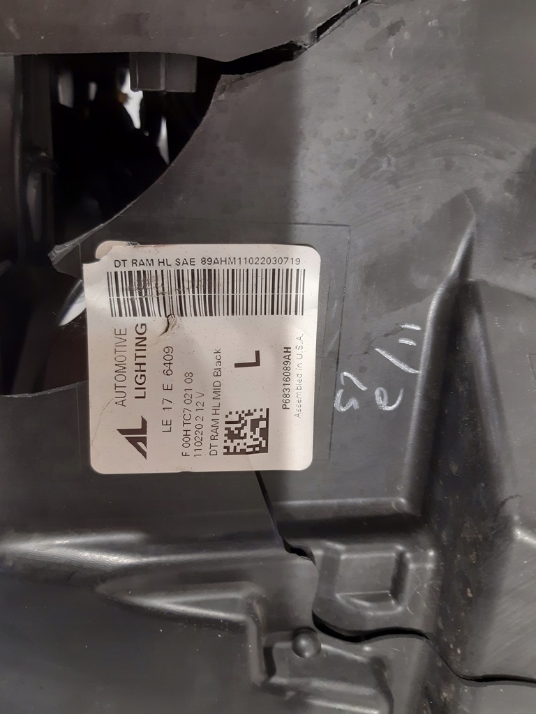 фото №10, Dodge ram 2019- лампа full led лівий ліва