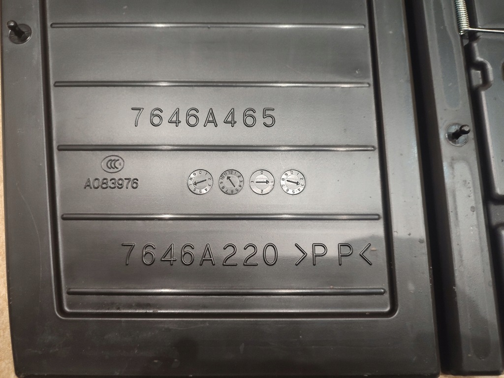 фото №7, Пол полка багажника задняя mitsubishi outlander 3