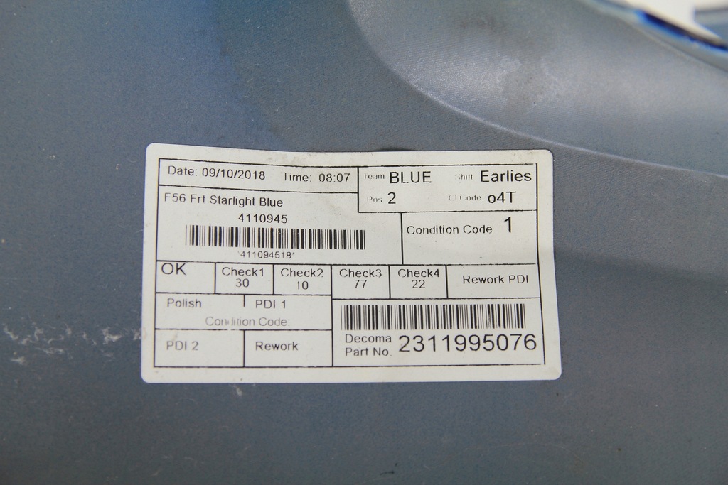 фото №9, Оригінальний бампер перед mini cooper one iii f56 2014-