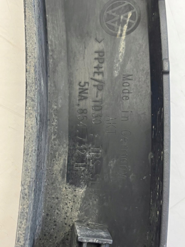 фото №9, Vw tiguan r-line правая молдинг крыла перед передняя