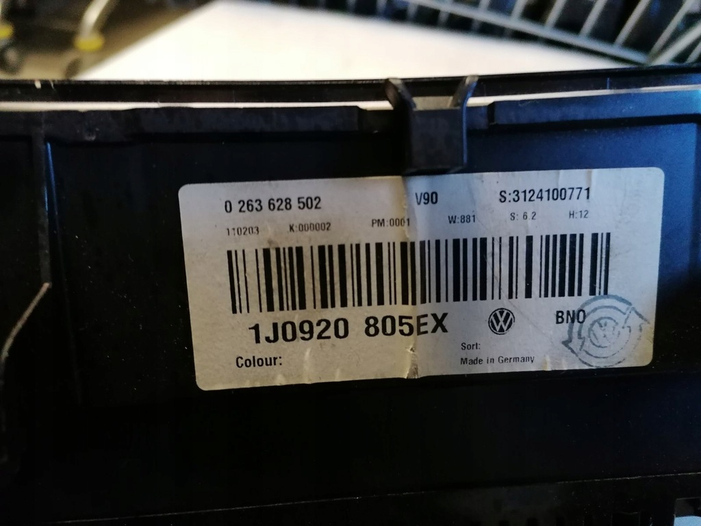 фото №7, Счетчик vw golf iv 1j0920805ex