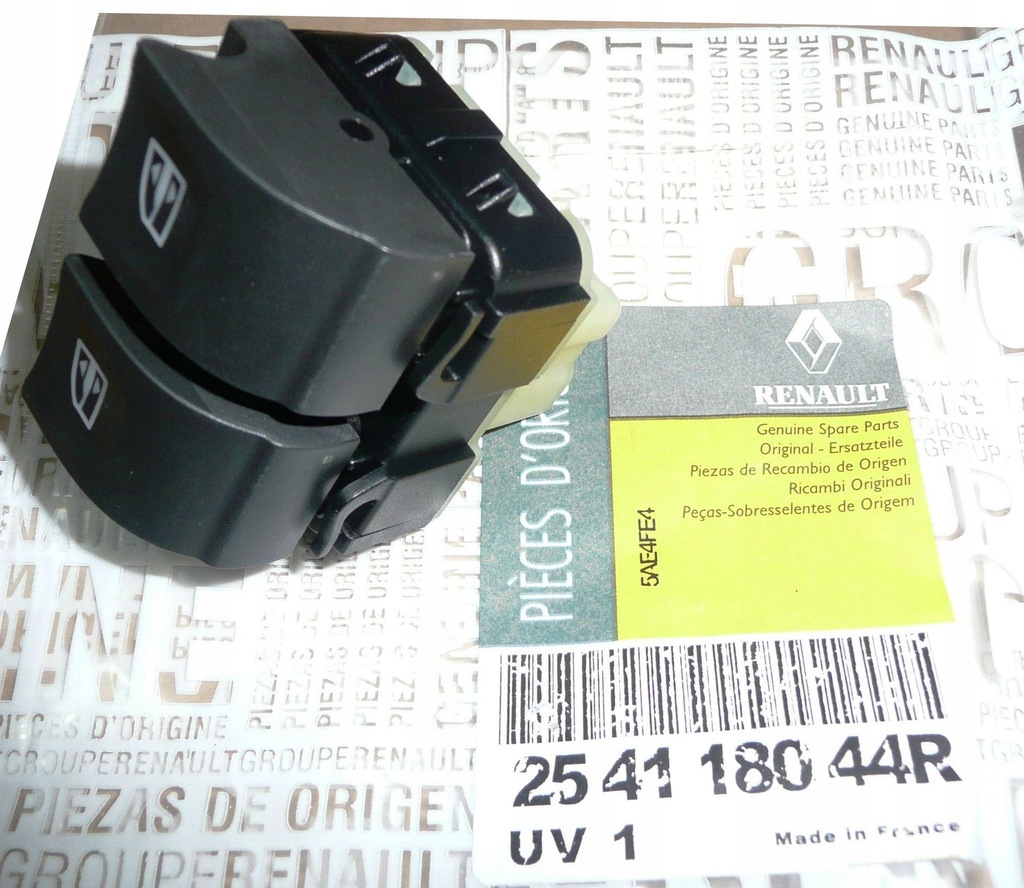 фото №1, Кнопка управление окон renault clio iv оригинал 254118044r