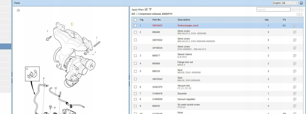 фото №10, Volvo v60 2015 повний турбонагнітача