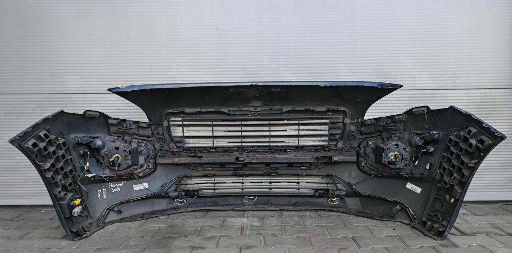 фото №12, Peugeot 3008 i lift pdc бампер передній перед kompletny
