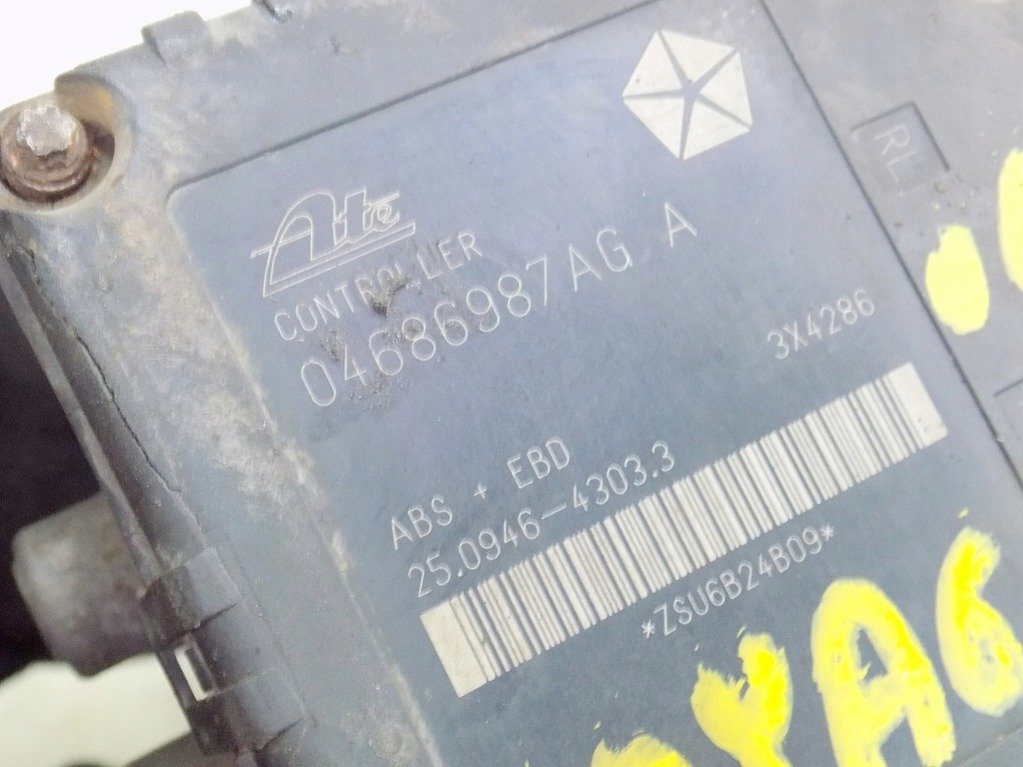 фото №9, Chrysler voyager 2.8crd 2006 насос abs 04686987ag