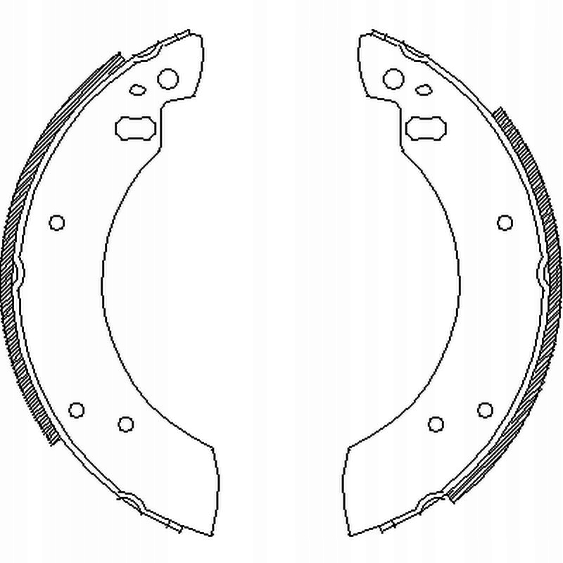 Гальмівні колодки гальмівні 228.6x45 Ціна