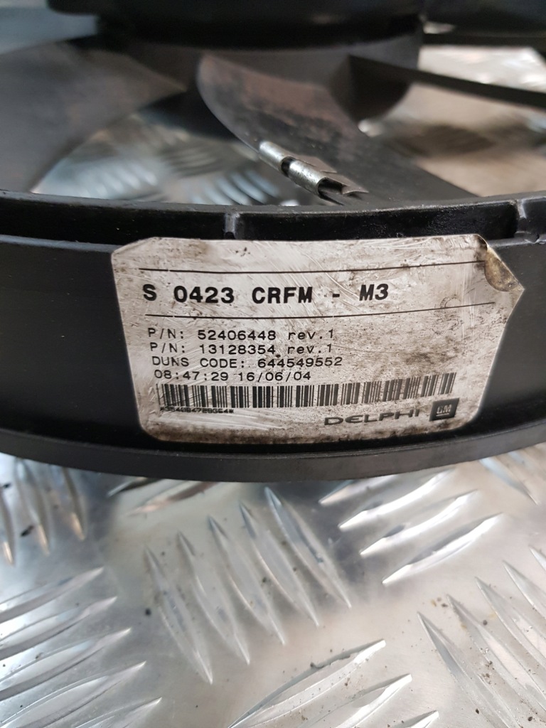 Вентилятор радиатора opel meriva a 1.7d 8240457 52406448 с Разборки