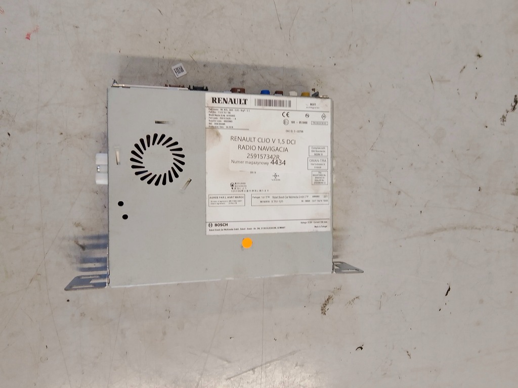 фото №3, Renault clio v радіо навігація 2599157342r