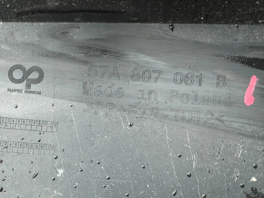 фото №9, Skoda karoq lift 21- спойлер накладка бампер перед передній