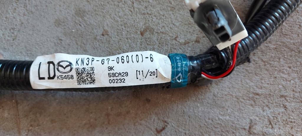 фото №7, Mazda cx5 17-wiązka электропроводка крышки usa kn3p67060