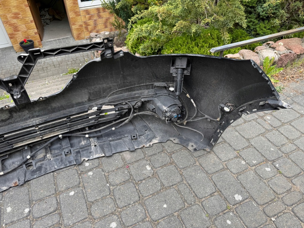 фото №6, Renault kadjar 15- бампер передній оригінал омивачі