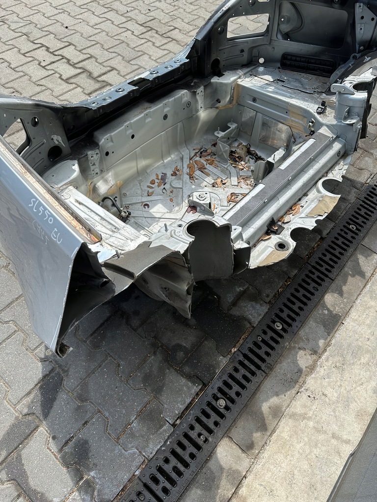 фото №9, Pas задній кузов, pas задня, піддон, крила піддон mercedes r230 c775