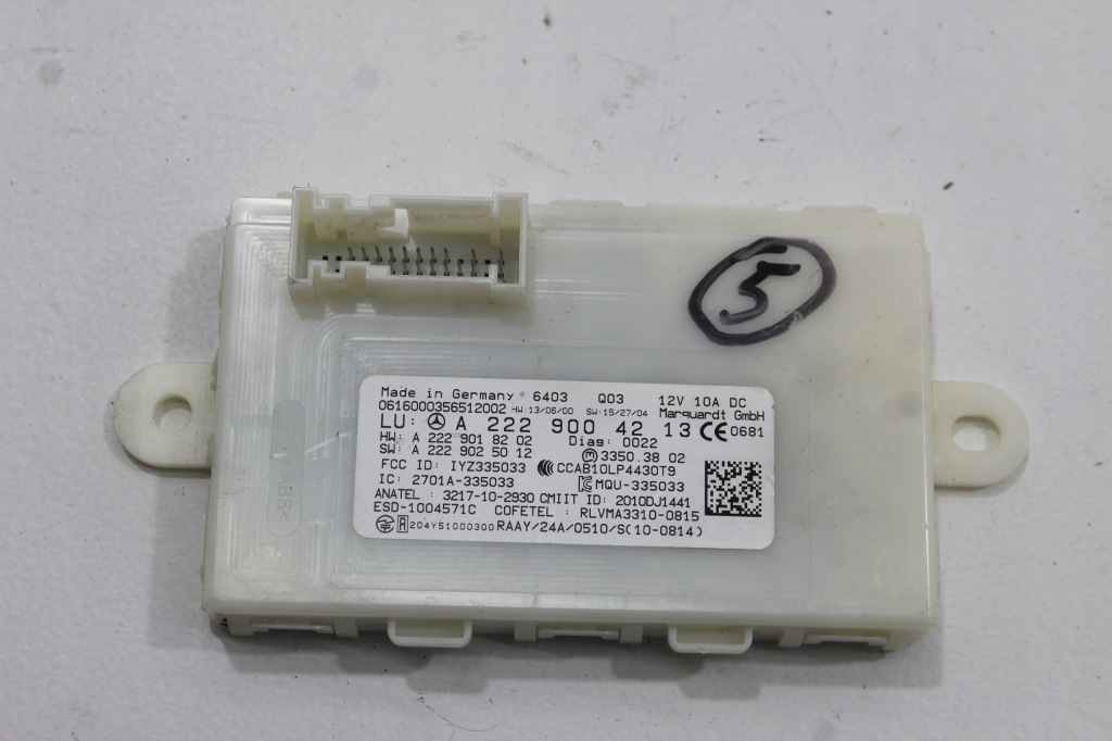 фото №1, Mercedes s-klasa w222 модуль keyless go a2229004213