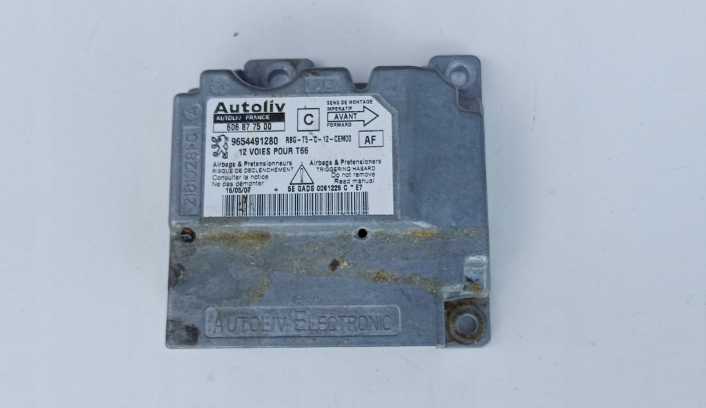 фото №1, Модуль датчик air bag peugeot 307 cc lift