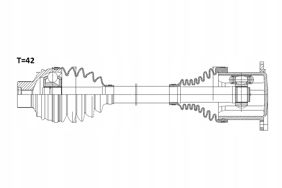 фото №4, Привідний вал привідна audi q5 08- le передня