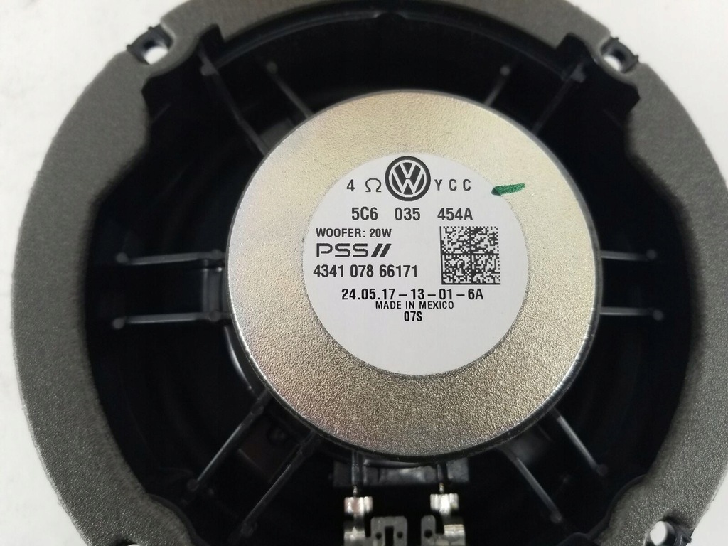 фото №5, Динамик басовый vag volkswagen jetta passat оригинальный 5c6035454a