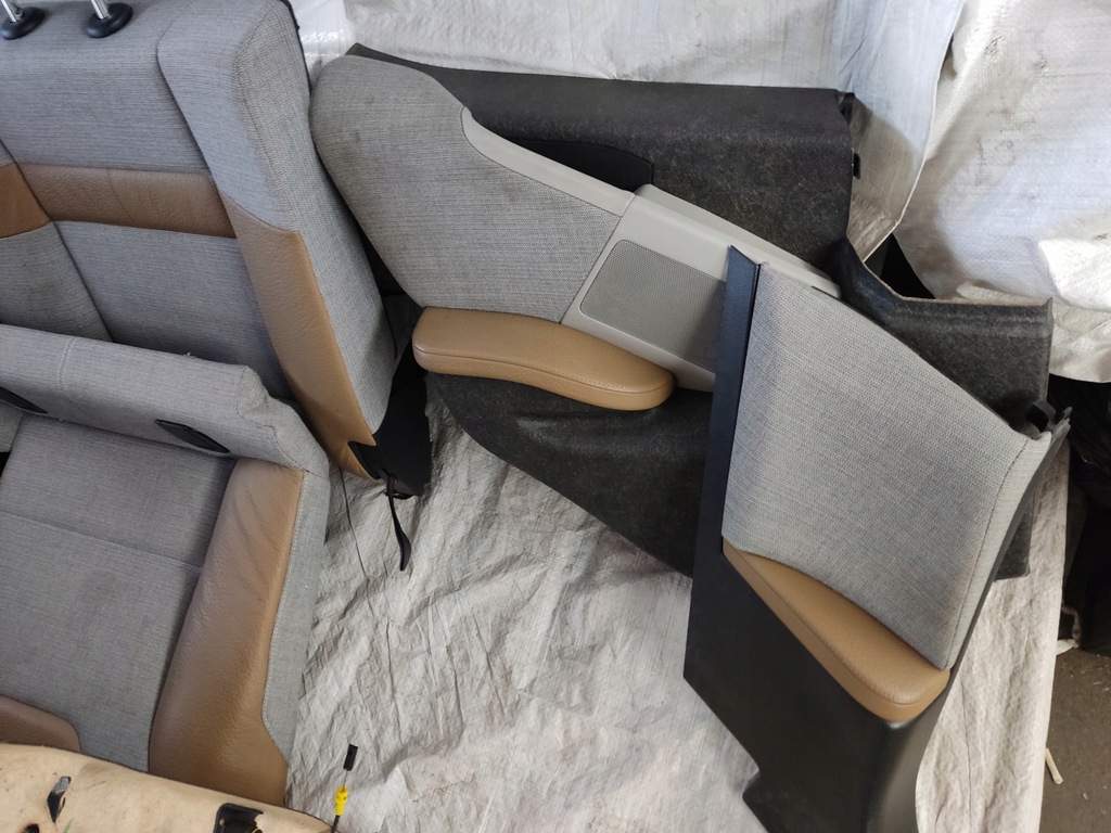 фото №6, Bmw i3 i01 салон сиденья подогрев заднее сиденье туннель обивка solaric cassia