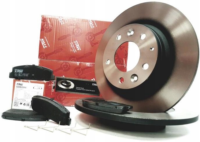 фото №1, Trw гальмівні диски + гальмівні колодки задня mazda 6 gg gy gh