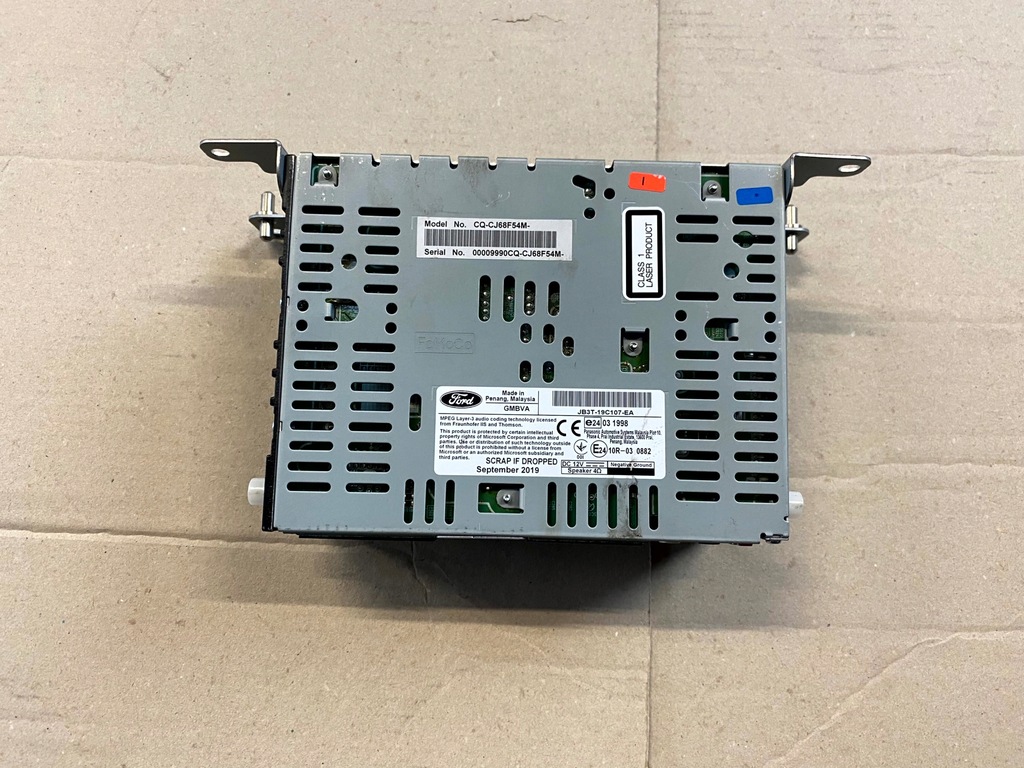 фото №1, Ford ranger iv 2020r - радіо cd dvd jb3t-19c107-ea acm media зчитувач