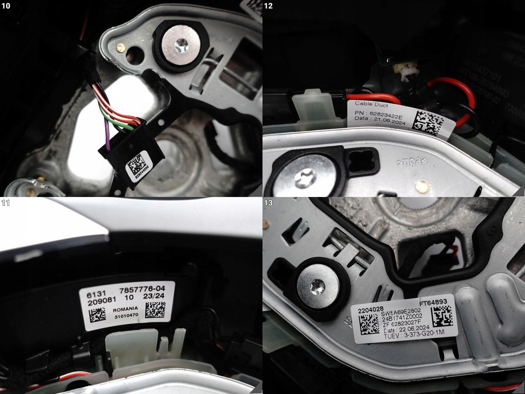 фото №11, Bmw 3 g20 g21 4 g22 g23 g26 lift lci m-pakiet msp повітропровід спортивний шкіра