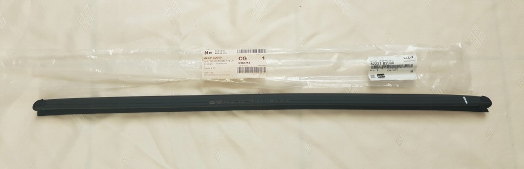 фото №1, Kia soul прокладка внутренняя стекло дверь левый перед 82231b2000 oryg-pń