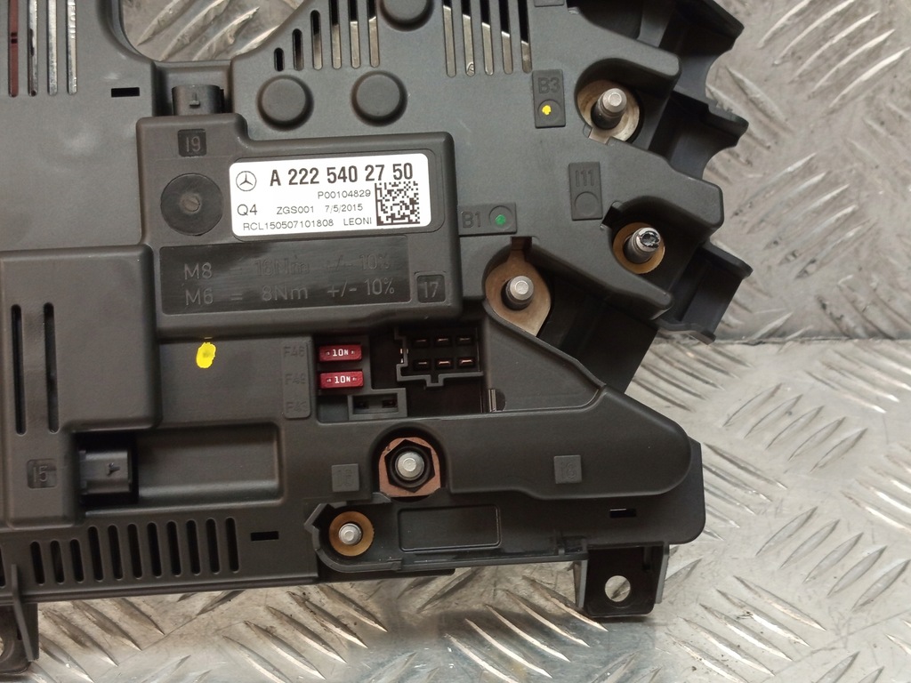 фото №8, Mercedes w222 распределитель тока коробка предохранителей a2225402750