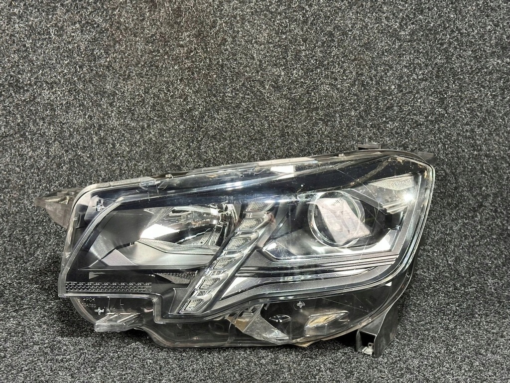 фото №1, Peugeot rifter лампа левая перед передняя h7 линза + led 9816827280