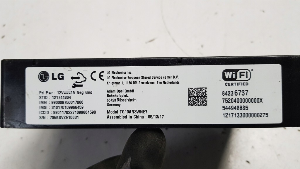 фото №4, Модуль wifi opel astra k 84236737