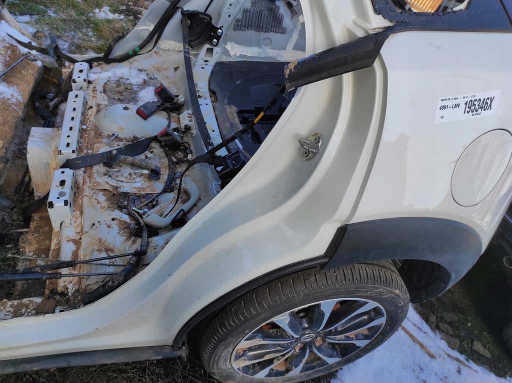 фото №6, Pas задний поддон крыло задний левый правый mazda cx3